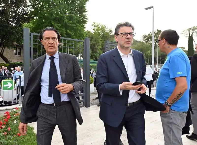 diego nepi  e giancarlo giorgetti foto mezzelani gmt038