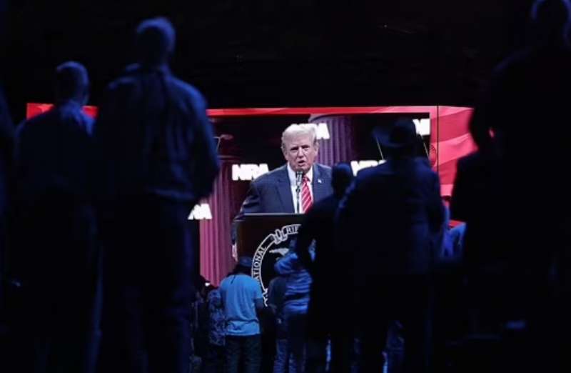 donald trump alla convention della national rifle association