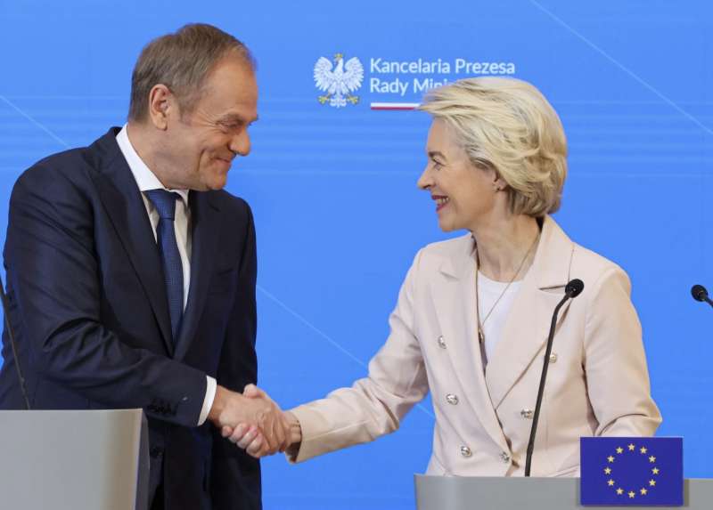 donald tusk ursula von der leyen