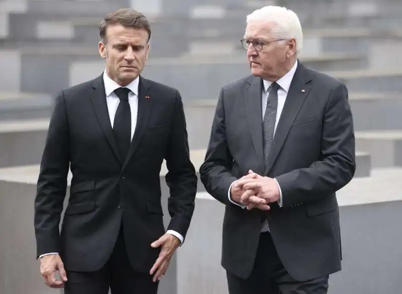 emmanuel macron   frank walter steinmeier 