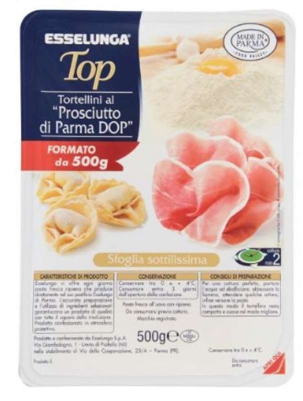 Esselunga Top - Tortellini al prosciutto di Parma Dop
