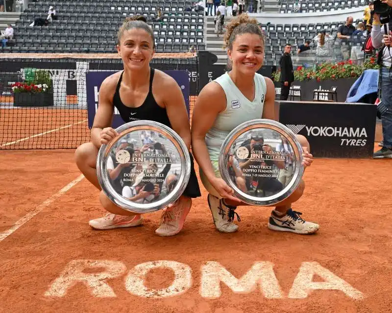 esultanza jasmine paolini sara errani 24  foto gobbi gmt