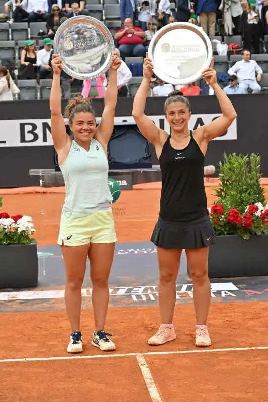 esultanza jasmine paolini sara errani   foto gobbi gmt