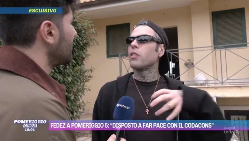 FEDEZ- POMERIGGIO CINQUE