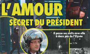 FRANC?OIS HOLLANDE IN SCOOTER VA DA JULIE GAYET