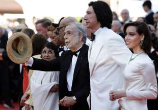 francis ford coppola adam driver aubrey plaza cannes