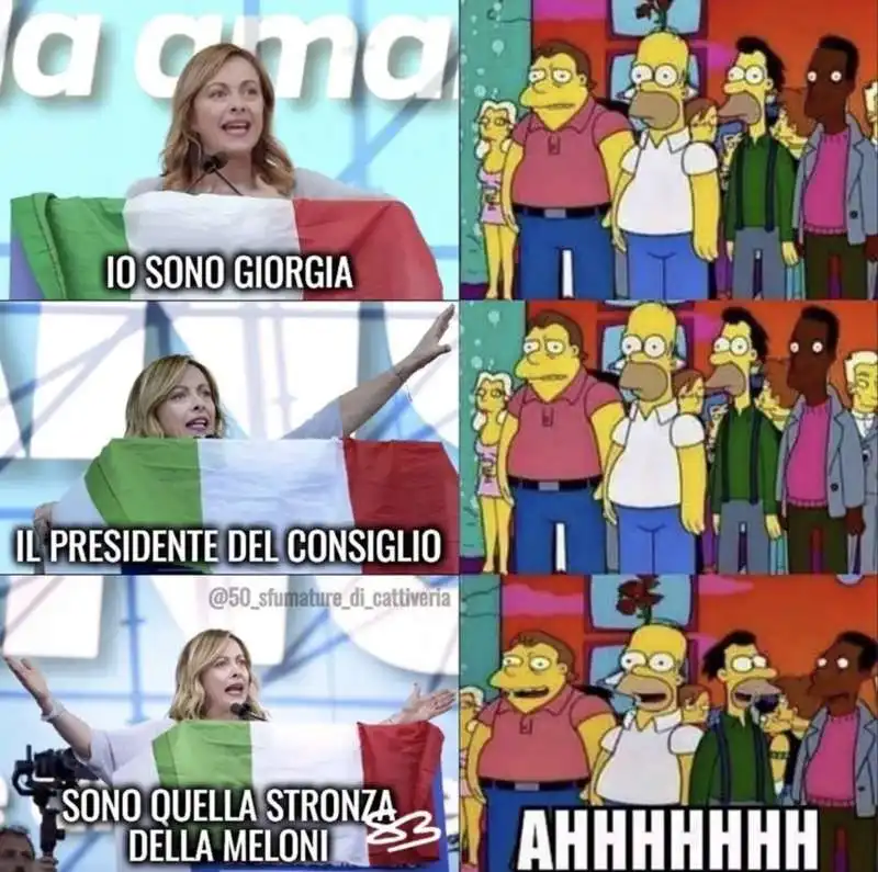 GIORGIA MELONI E VINCENZO DE LUCA - MEME BY 50 SFUMATURE DI CATTIVERIA