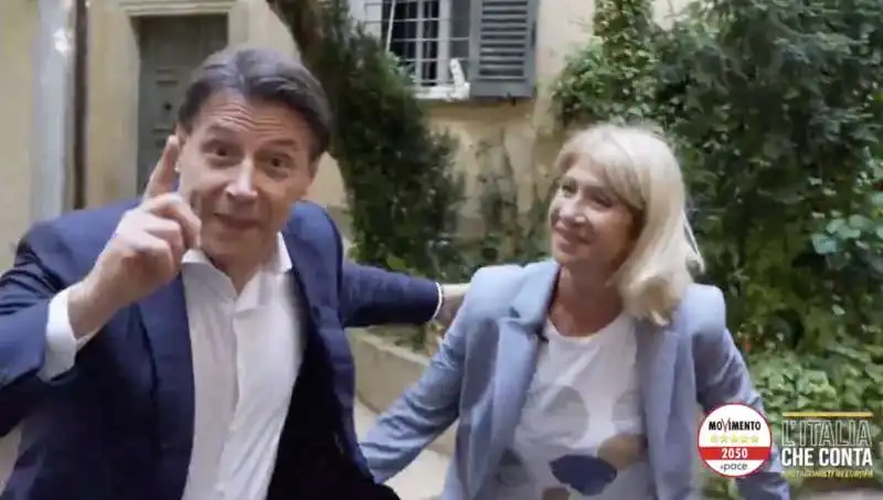 giuseppe conte   carolina morace 