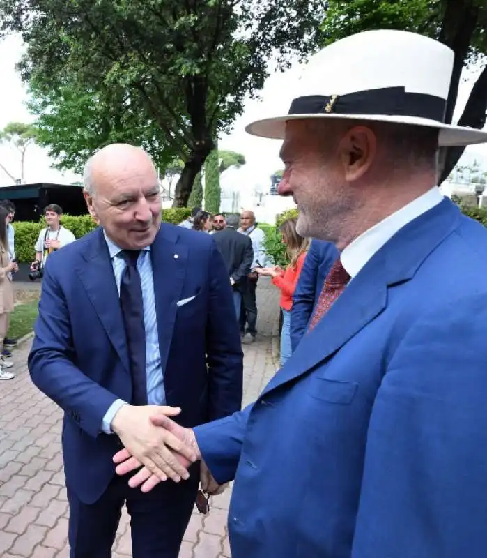 giuseppe marotta e angelo binaghi   foto mezzelani   gmt