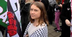 greta thunberg alle proteste pro palestina a malmo 3