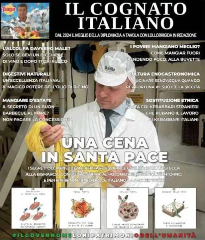 IL COGNATO ITALIANO - IL GIORNALONE - LA STAMPA