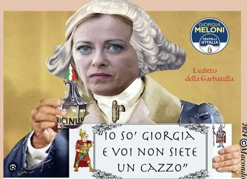 IO SO GIORGIA E VOI NON SIETE UN CAZZO - MEME BY MACONDO