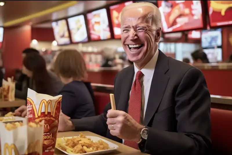 JOE BIDEN MCDONALDS