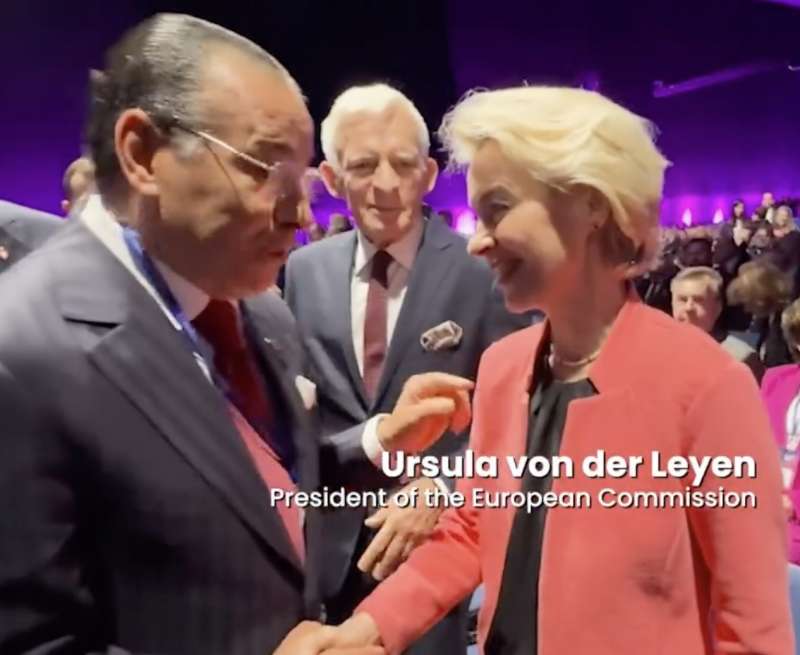 kamel ghibri incontra ursula von der leyen in polonia