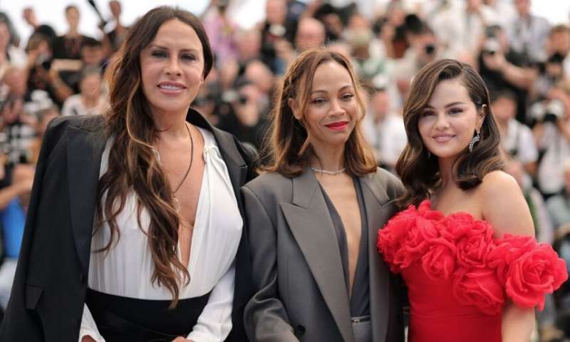 karla sofia gascon zoe saldana selena gomez