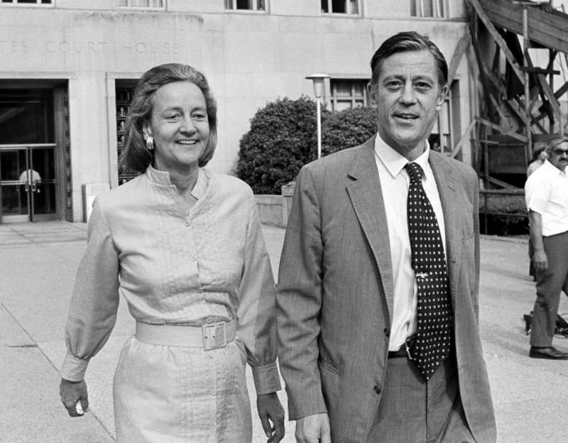 katharine graham e ben bradlee editore e direttore del washington post 1971