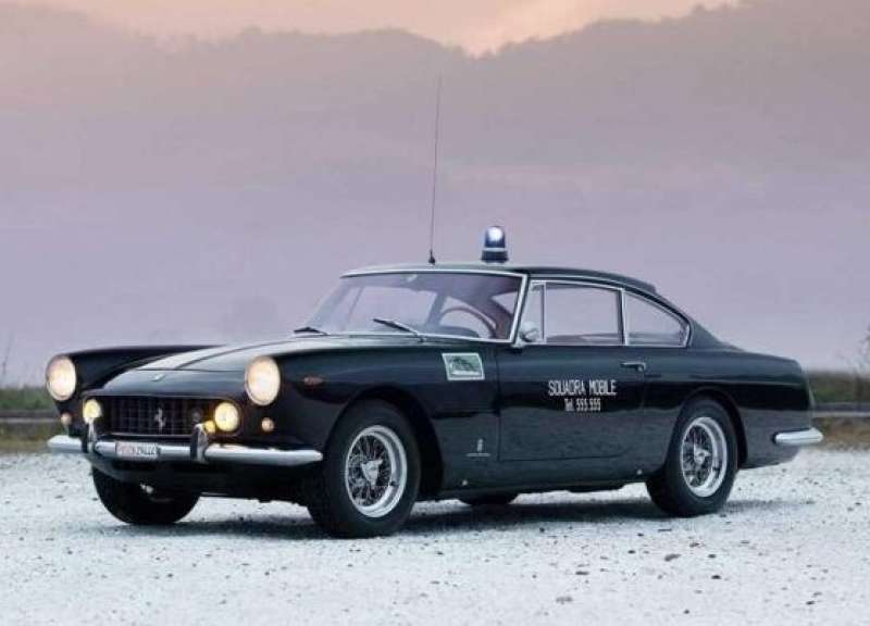 La Ferrari 250 Gte 1962 della Polizia