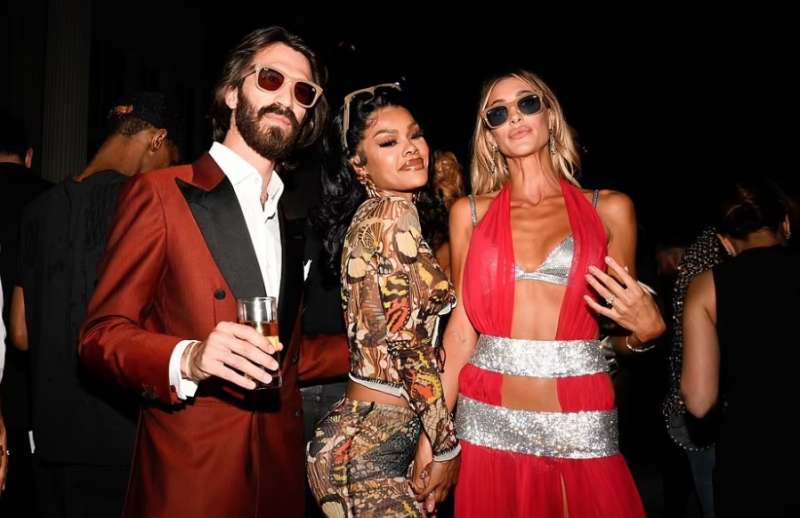 leonardo del vecchio teyana taylor e jessica serfaty michel