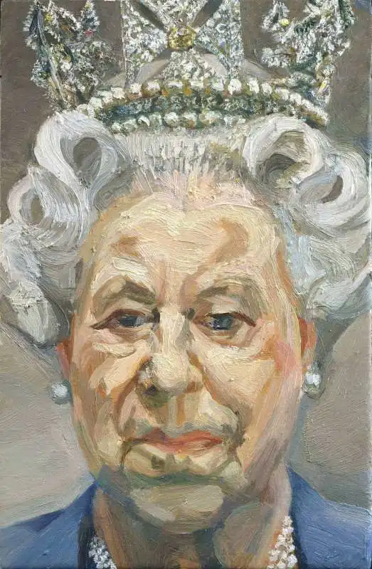 lucien freud ritratto della regina elisabetta