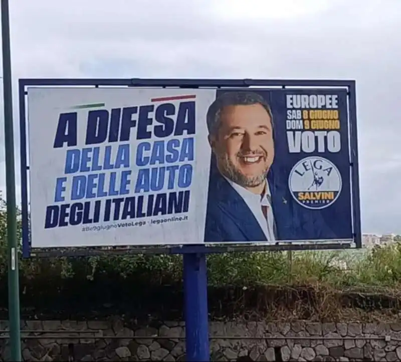 MANIFESTO ELETTORALE DI MATTEO SALVINI