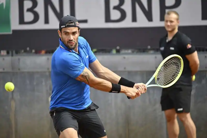 matteo berrettini in allenamento foto gobbi gmt172