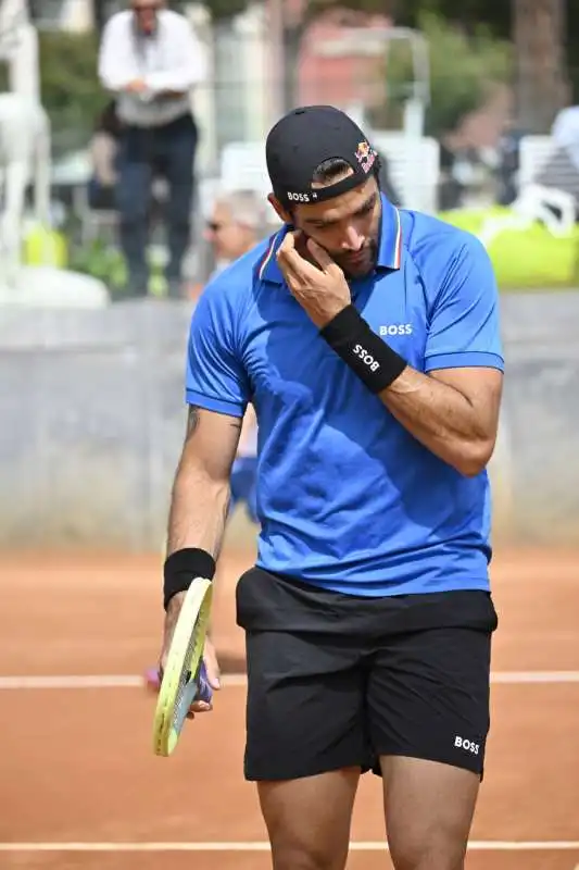 matteo berrettini in allenamento foto gobbi gmt187