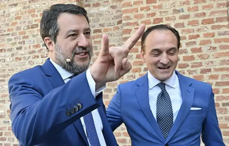 MATTEO SALVINI ALBERTO CIRIO 