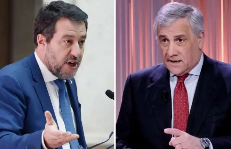 MATTEO SALVINI ANTONIO TAJANI