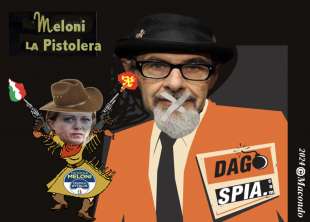 MELONI LA PISTOLERA VS DAGO - MEME BY MACONDO