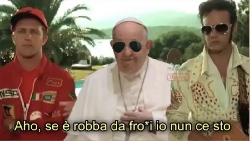 MEME SU PAPA FRANCESCO A LA FROCIAGGINE