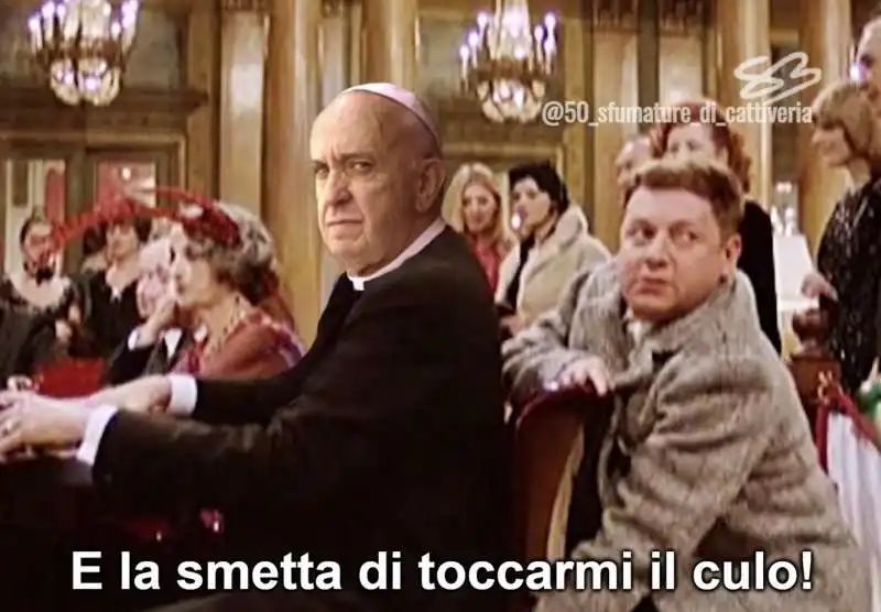 meme su papa francesco e la frociaggine   