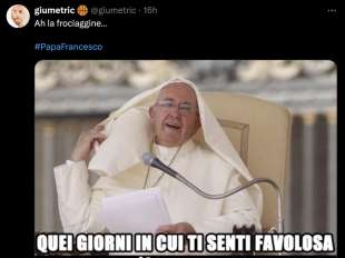 meme su papa francesco e la frociaggine 2