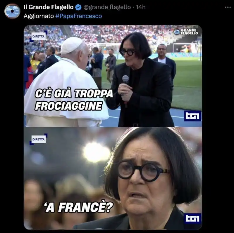 meme su papa francesco e la frociaggine   3