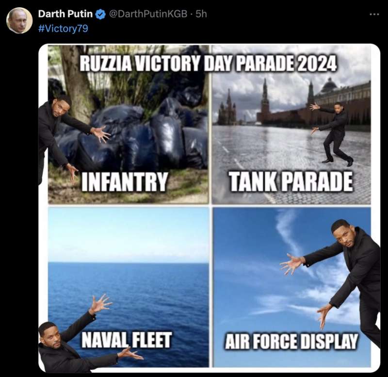 MEME SULLA PARATA DELLA VITTORIA IN RUSSIA