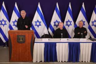 Netanyahu Benny Gantz Yoav Gallant
