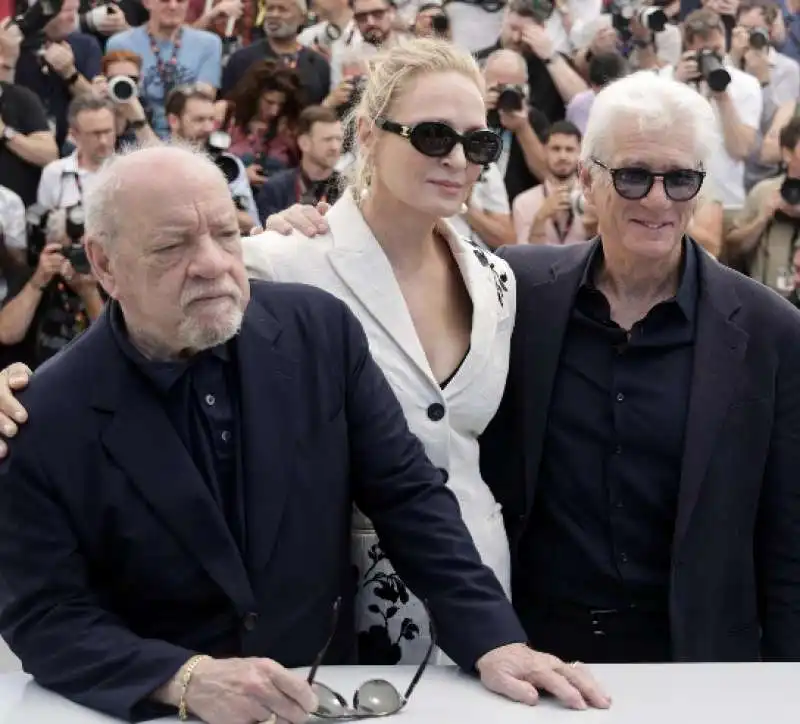 paul schrader   uma thurman    richard gere   cannes 2024