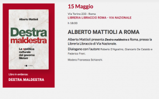 PRESENTAZIONE DEL LIBRO DI ALBERTO MATTIOLI A ROMA