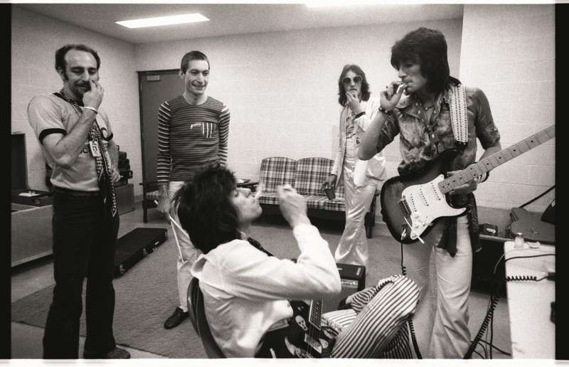 rolling stones backstage