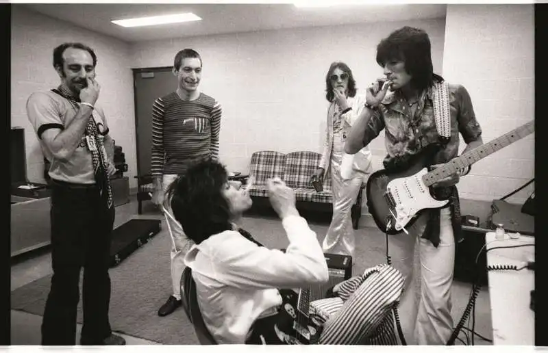 rolling stones backstage