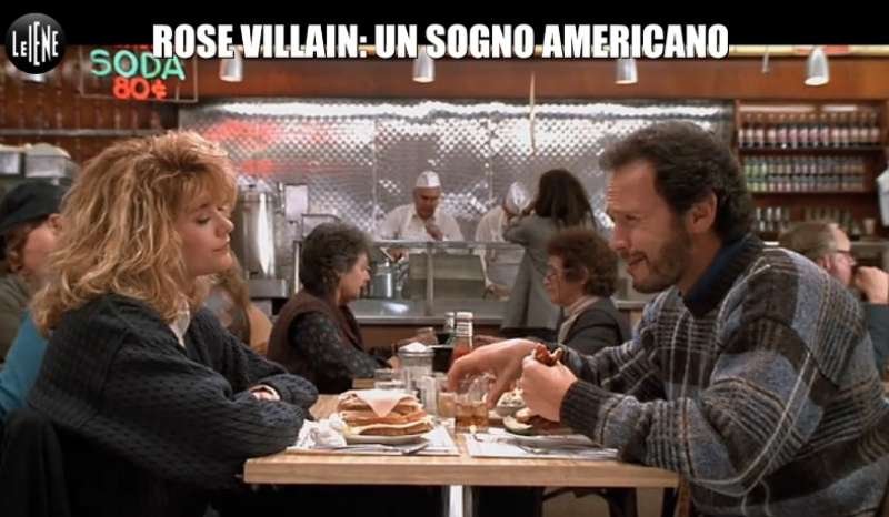 rose villain e la scena dell' orgasmo a new york per le iene 4