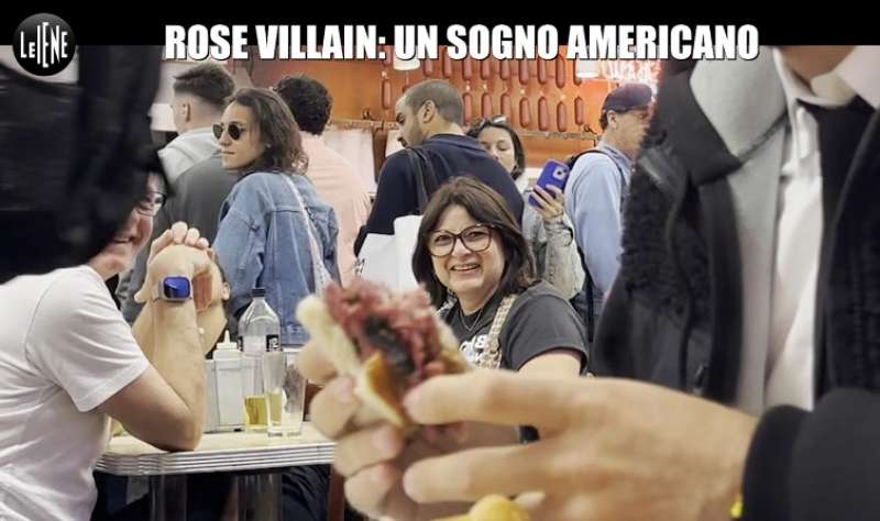 rose villain e la scena dell' orgasmo a new york per le iene 5