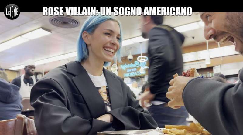 rose villain e la scena dell' orgasmo a new york per le iene 7