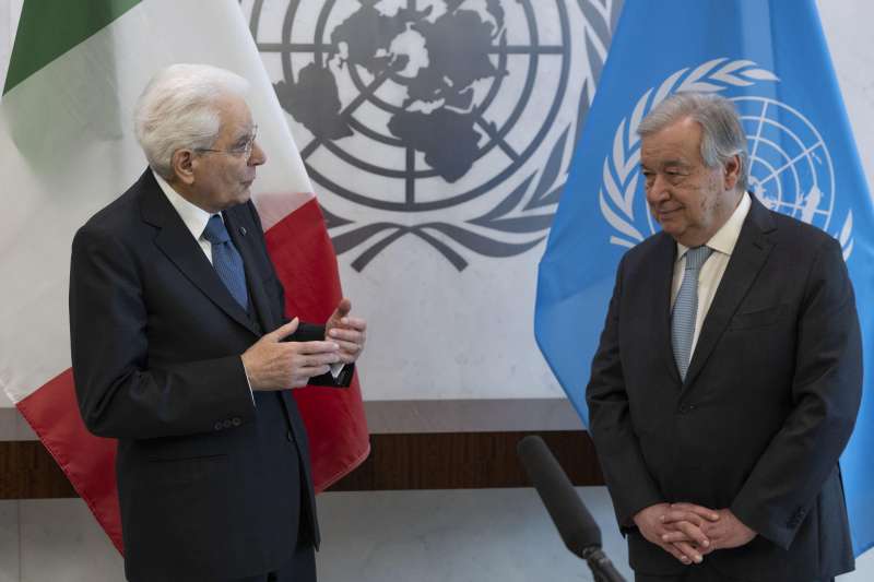 sergio mattarella antonio guterres