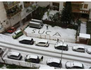 SUCA A PALERMO DOPO LA NEVICATA