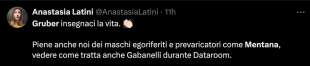 tweet su lilli gruber incazzata con mentana 7