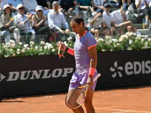 ultima partita in carriera per nadal a roma foto gmt431