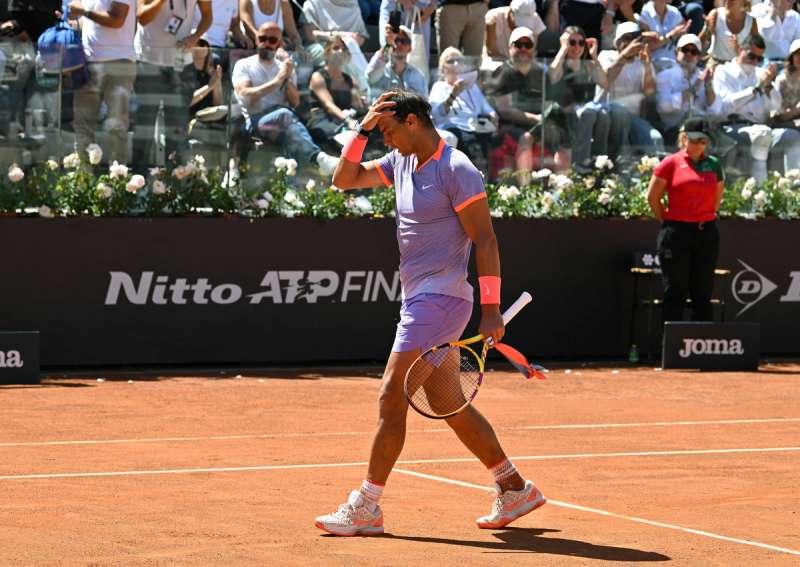 ultima partita in carriera per nadal a roma foto gmt432