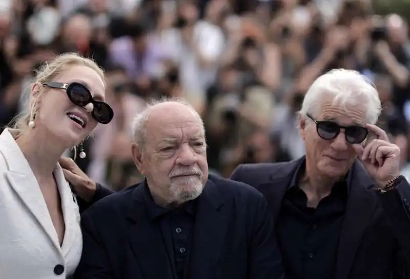 uma thurman   paul schrader   richard gere   cannes 2024