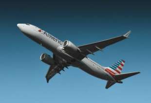 Un Boeing di American Airlines