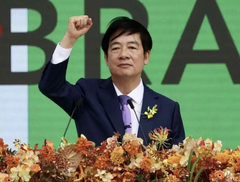 WILLIAM LAI GIURA COME PRESIDENTE DI TAIWAN